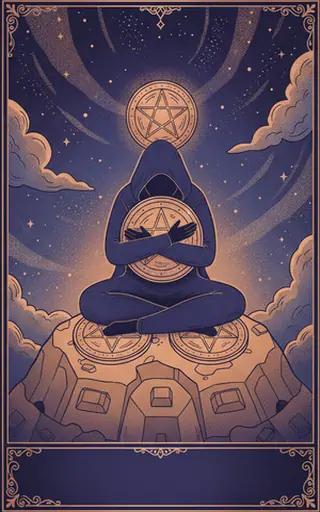 Four of Pentacles 星币四