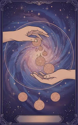 Six of Pentacles 星币六