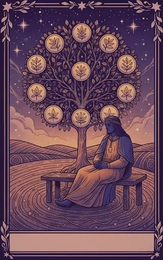 Seven of Pentacles 星币七