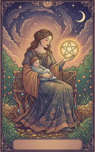 Queen of Pentacles 星币王后