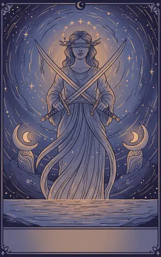 Two of Swords 宝剑二