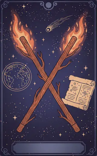 Two of Wands 权杖二