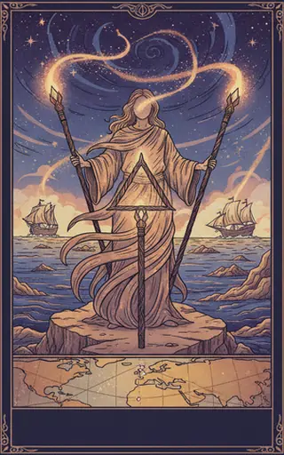 Three of Wands 权杖三