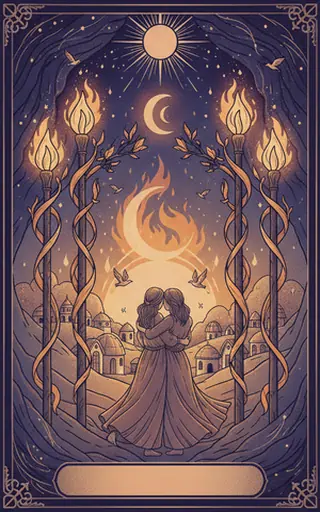 Four of Wands 权杖四