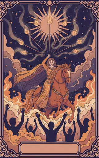 Six of Wands 权杖六